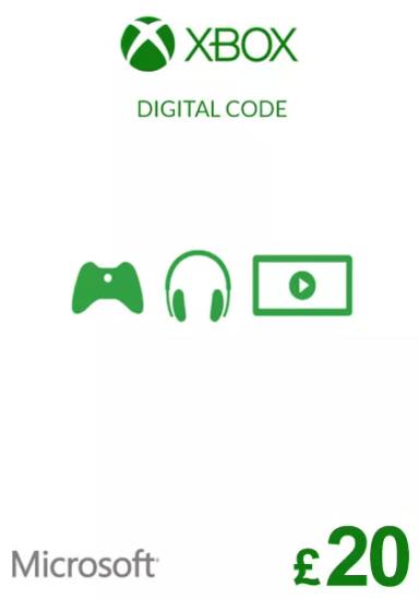 UK Xbox 20 Pound Gift Card  cover image