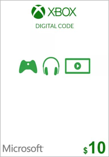 USA Xbox 10 Dollari Lahjakortti  cover image