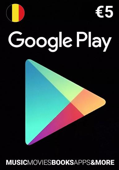 Google Play 5 EUR BE Gift Card cover image