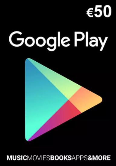 Google Play 50 Euro Lahjakortti cover image