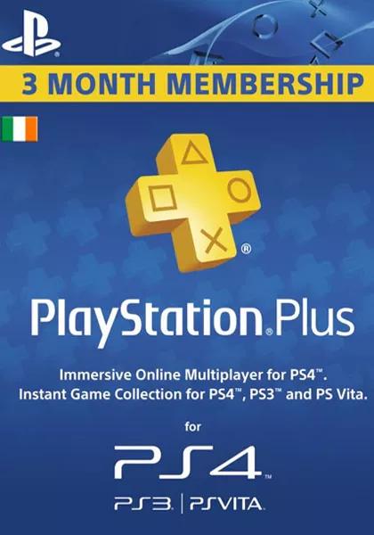 Ireland PSN Plus 3-Month Subscription Code