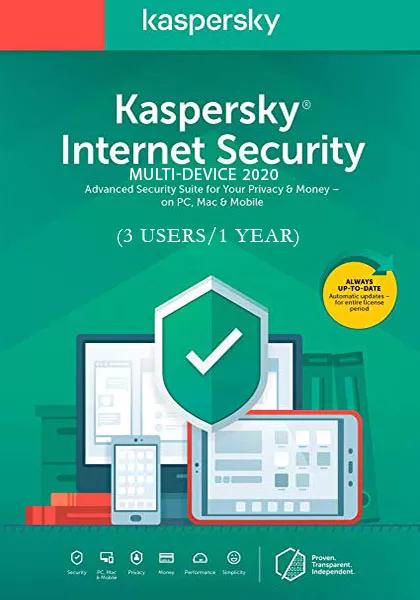 Kaspersky Internet Security Multi-Device 2020 (3 Users / 1 Year)