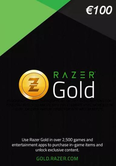 EU Razer Gold 100 Euro lahjakortti cover image