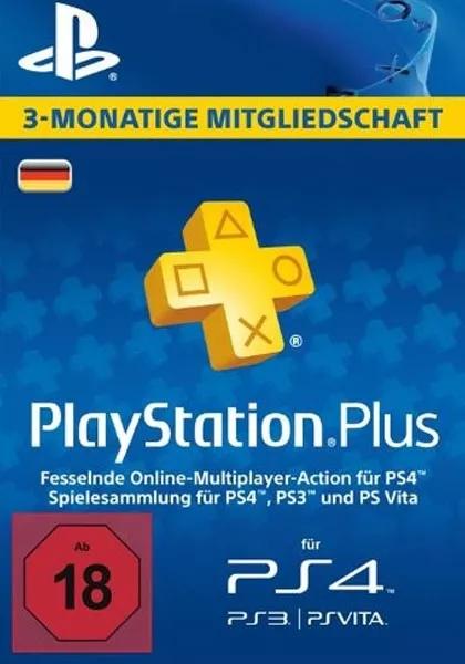 Germany PSN Plus 3-Month Subscription Code