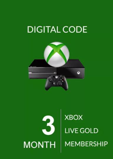 Xbox Live Gold 3 kk (Global) cover image