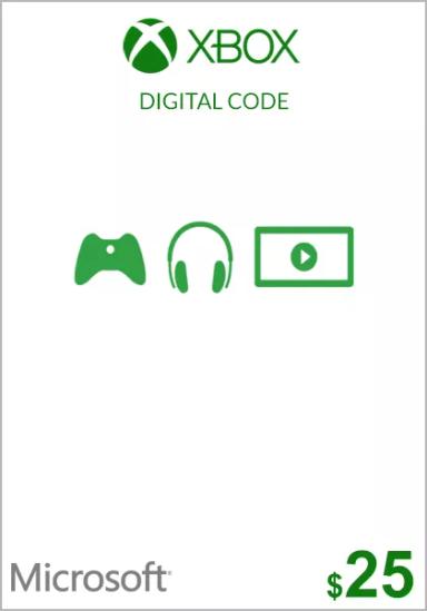 USA Xbox 25 Dollari Lahjakortti  cover image