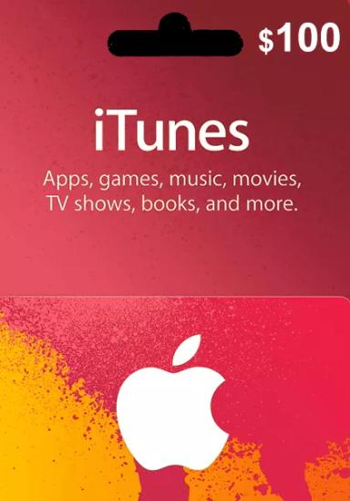 Apple iTunes USA 100 USD Lahjakortti cover image