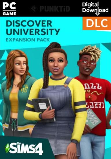 The Sims 4: Discover University DLC (PC/MAC) cover image