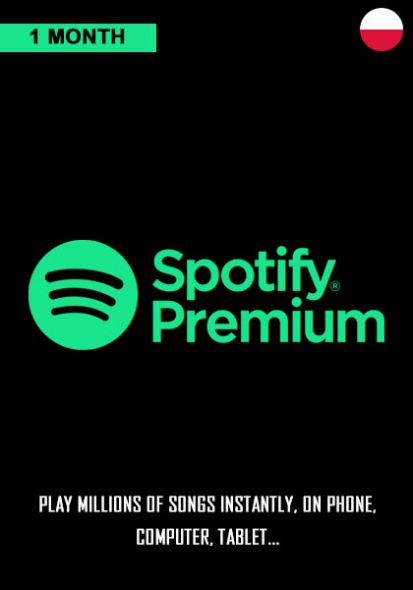 Puola Spotify Premium 1 kk Lahjakortti | Toimitus sähköpostiisi