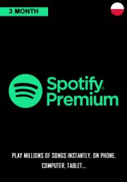 Puola Spotify Premium 3 kk Lahjakortti