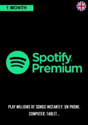 UK Spotify Premium 1 kk Lahjakortti