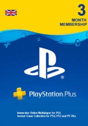 UK PlayStation Plus 90 päivää