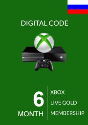 RUS Xbox Live Gold 6 kk 